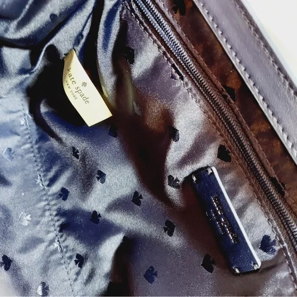 Kate Spade Blue and Black Floral Crossbody Bag - Picture 4 of 11